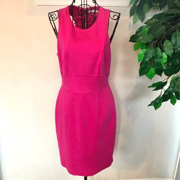 TRINA TURK Womens Pink Floral Sleeveless Halter Below The Knee Shift Dress main image 0